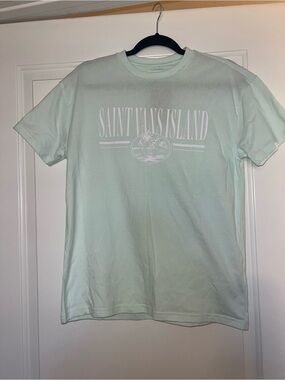 Vans Mint Green Saint Vans Island Logo Tee